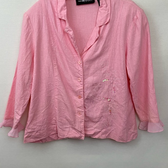 Vintage Barbie Pink Linen Dress & Blazer Set - Picture 6 of 16